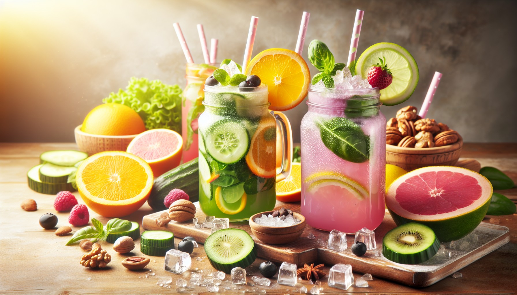 Refresca tu día con deliciosas bebidas saludables