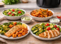 Cenas Saludables con Air Fryer: 20 Recetas Rápidas y sin Aceite