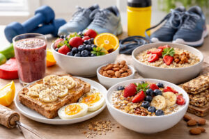 Desayunos energéticos antes del ejercicio: qué comer para rendir al máximo