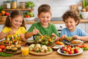 Recetas Saludables para Niños: Guía Completa con 40 Ideas para Cada Comida del Día