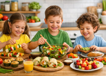 Recetas Saludables para Niños: Guía Completa con 40 Ideas para Cada Comida del Día